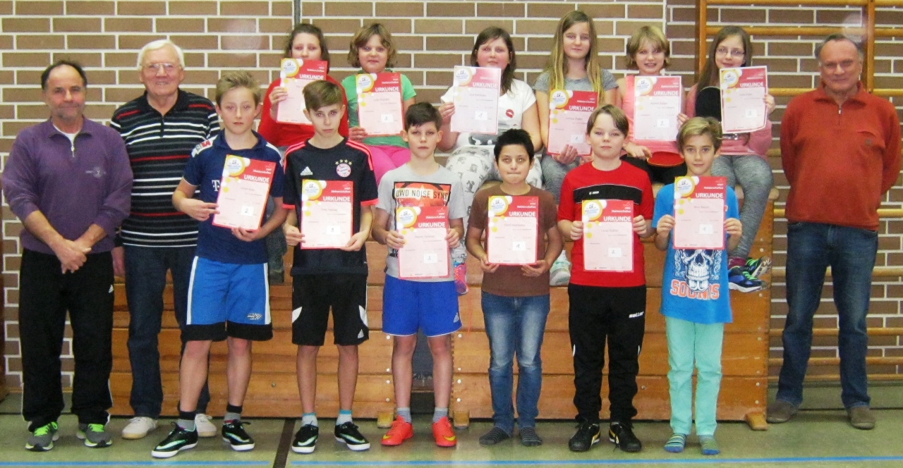 Mini-Turnier: Tischtennis-Spieler zeigen was sie können