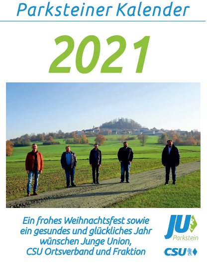 Parksteiner Kalender 2021: Weniger Veranstaltungen – mehr Bilder