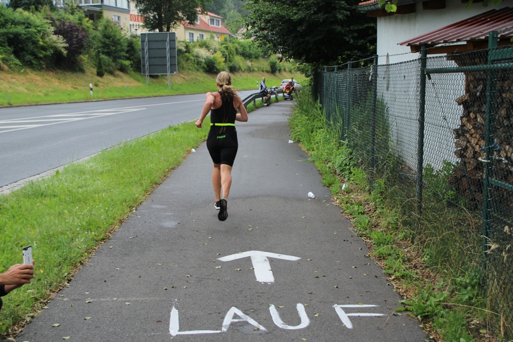 Straßensperre wegen Schülertriathlon