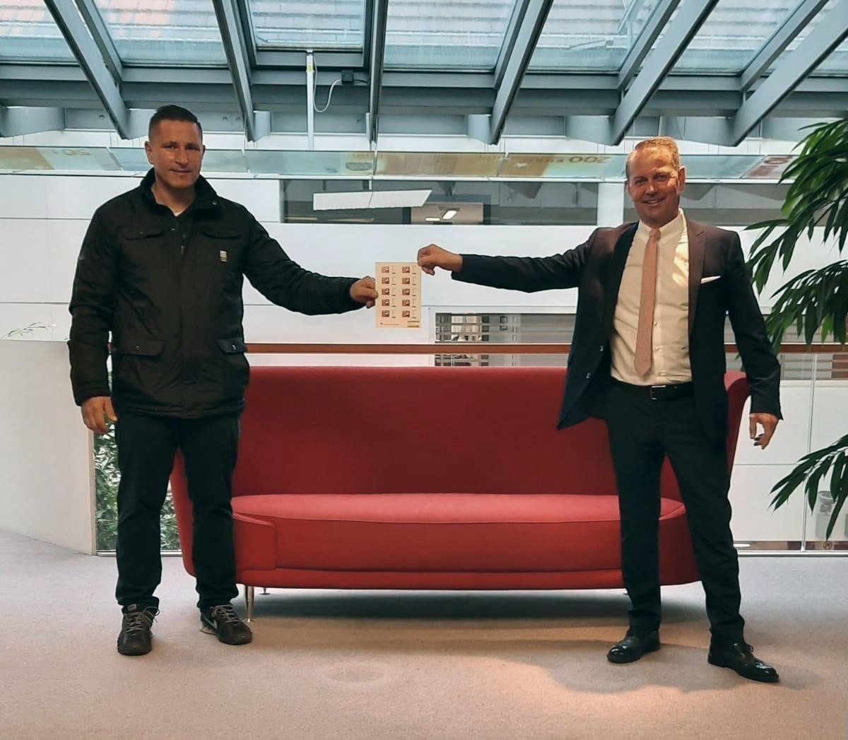 Exklusive Briefmarke zum Stadt-Jubiläum