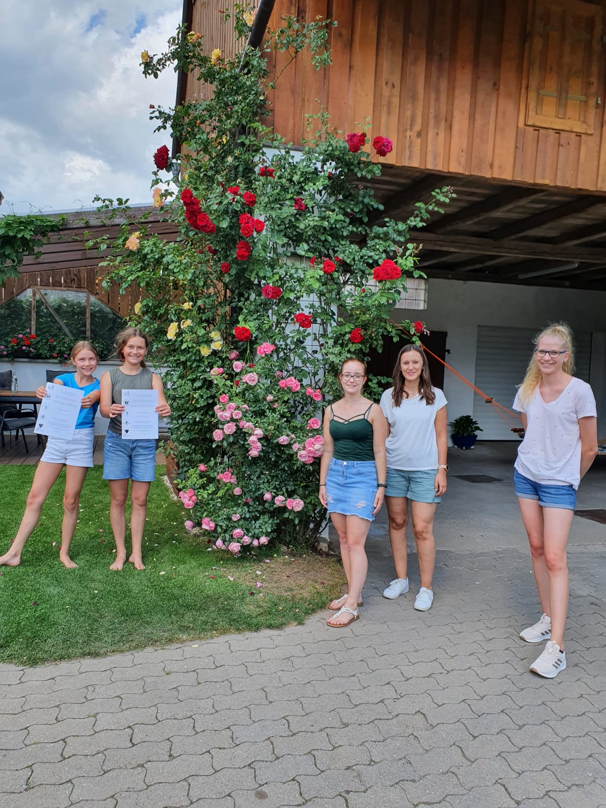 Warten auf das Tanztraining