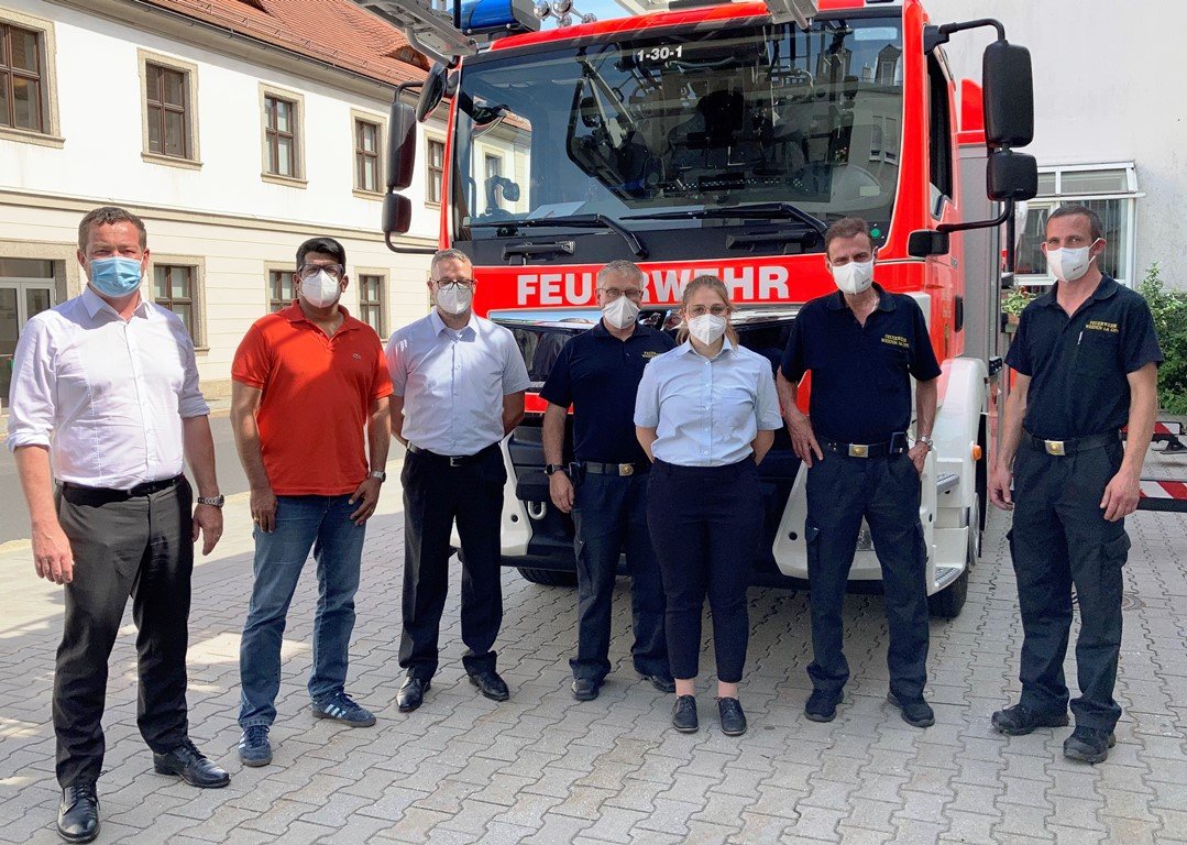 Besuch bei der Feuerwehr: „Eine wichtige integrative Kraft unserer Gesellschaft“