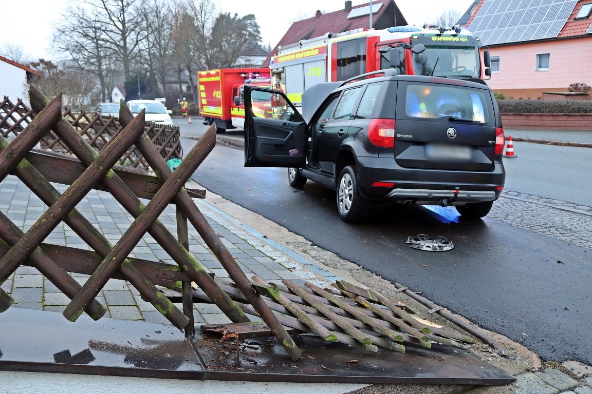 Totalschaden in der Felsmühlstraße