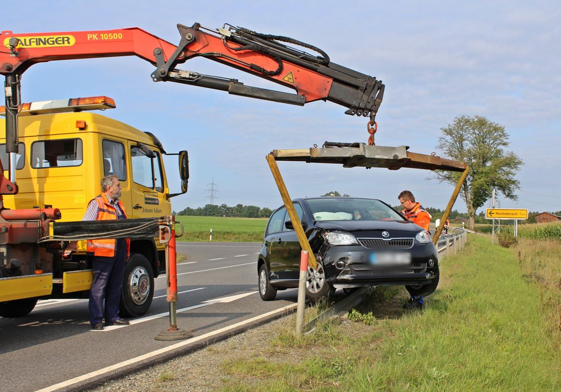 Zwei Verletzte nach Unfall bei Meerbodenreuth