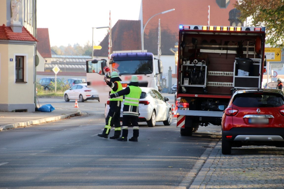 Stau in der Bahnhofstraße
