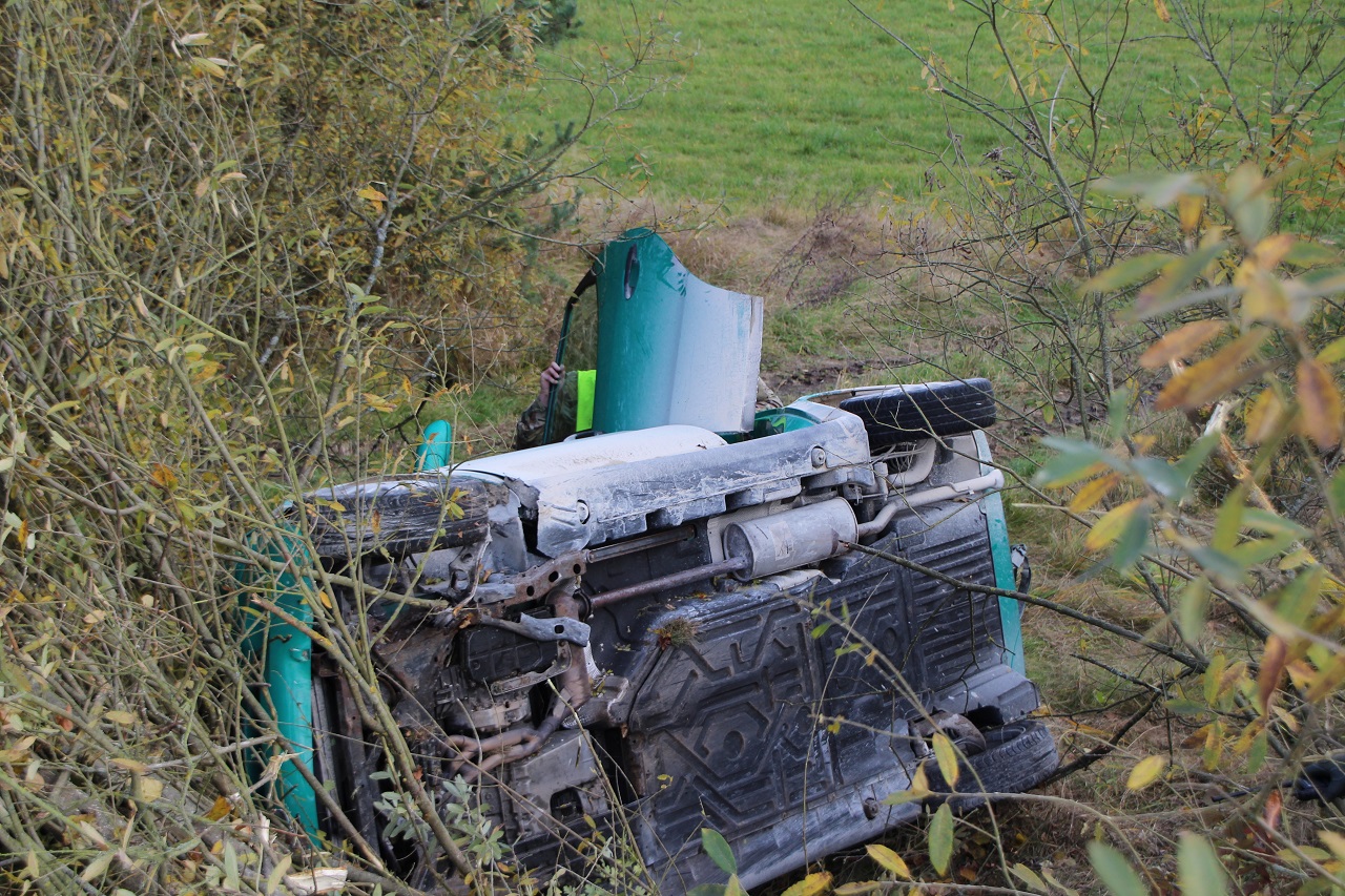 Unfall auf B299 bei Kaltenbrunn