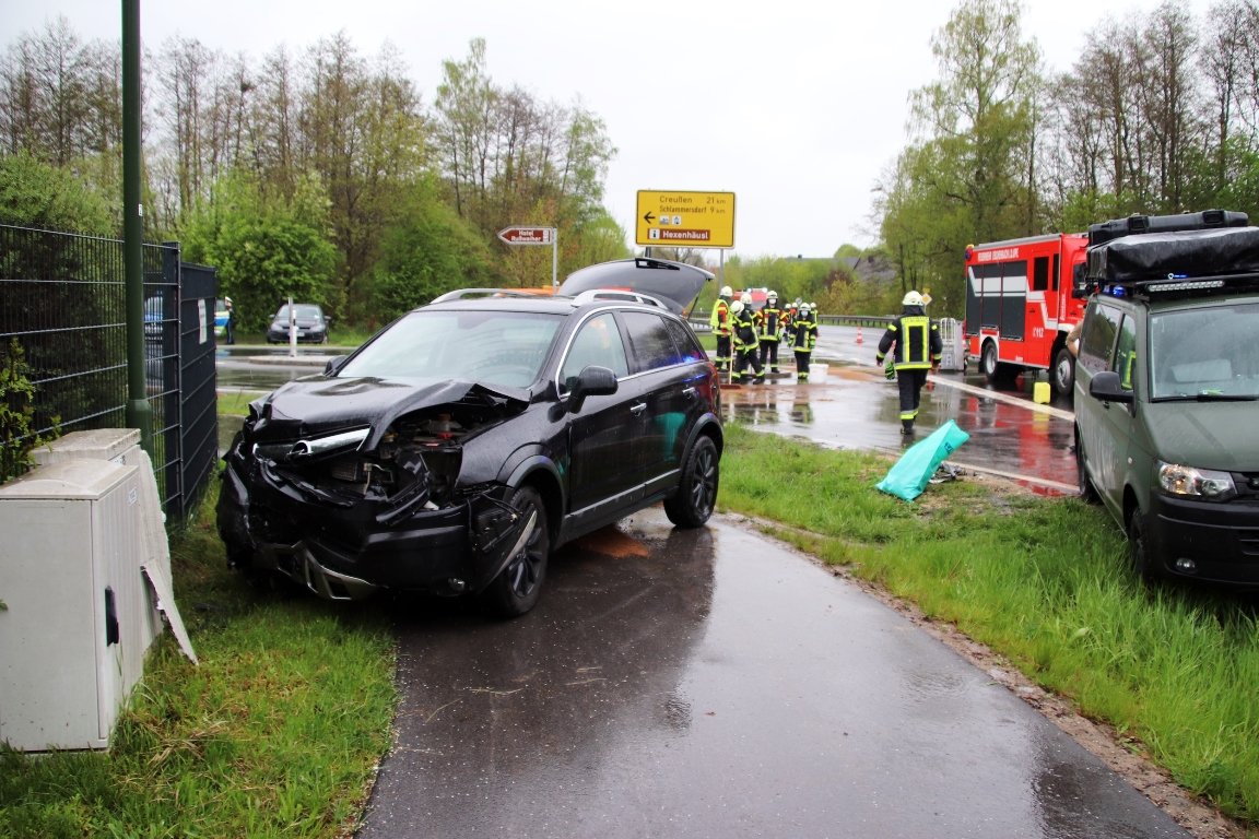 Unfall am Geburtstag: Ein Verletzter, 25.000 Euro Schaden