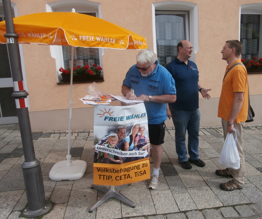 Viele Eschenbacher gegen TTIP