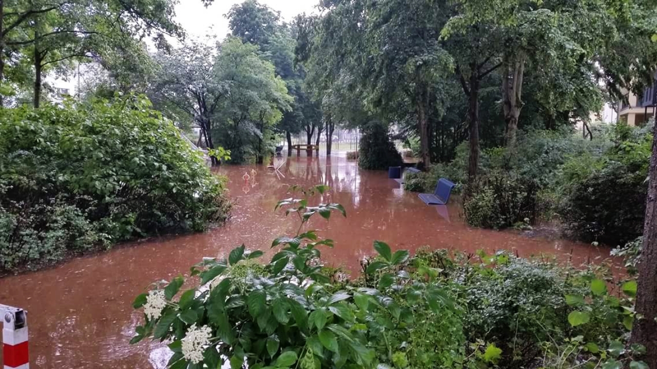 Stadt Weiden zum gestrigen Hochwasser
