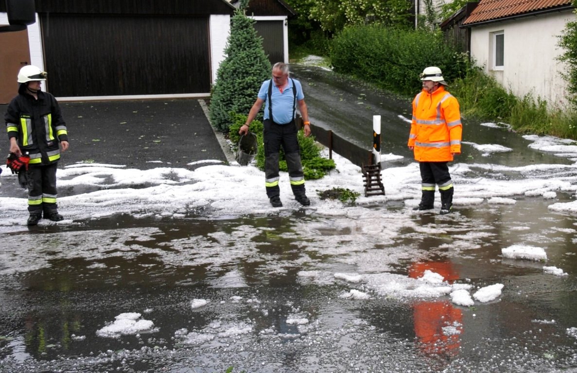 Kurz aber heftig: Erneut Unwetter in Nordoberpfalz