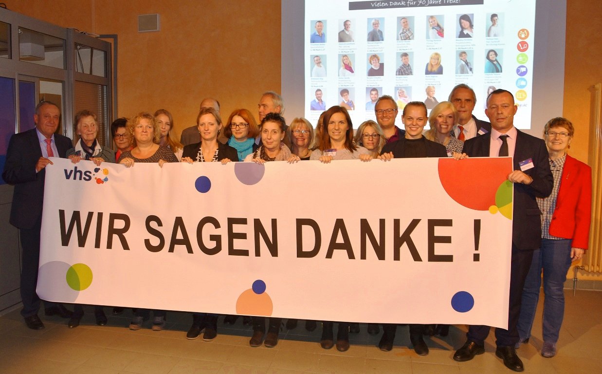 Volkshochschule Weiden-Neustadt feiert 70. Geburtstag