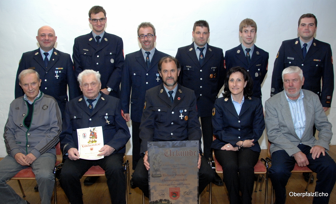 Halbes Jahrhundert Treue zur Feuerwehr Parkstein