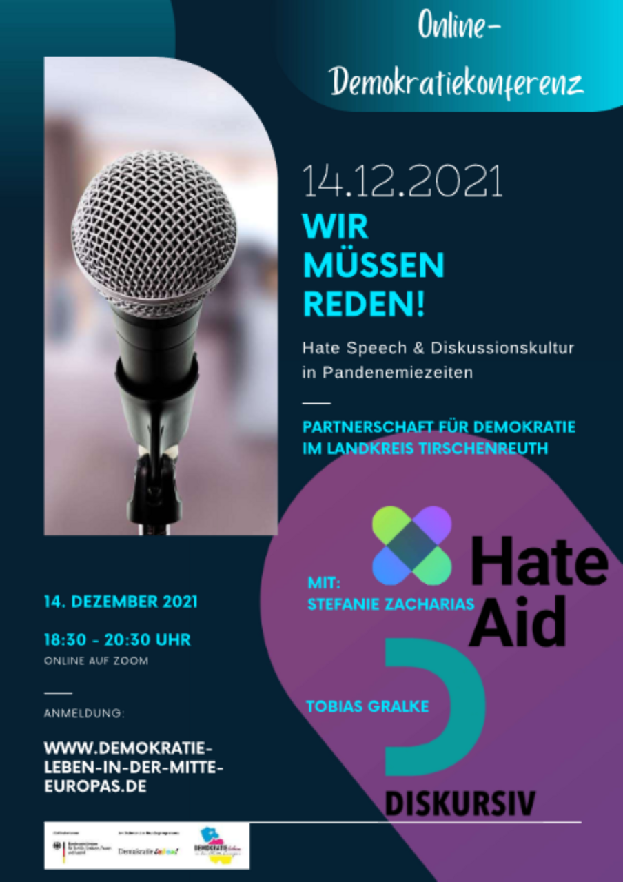 „Wir müssen reden – Hate Speech und Diskussionskultur in Pandemiezeiten“