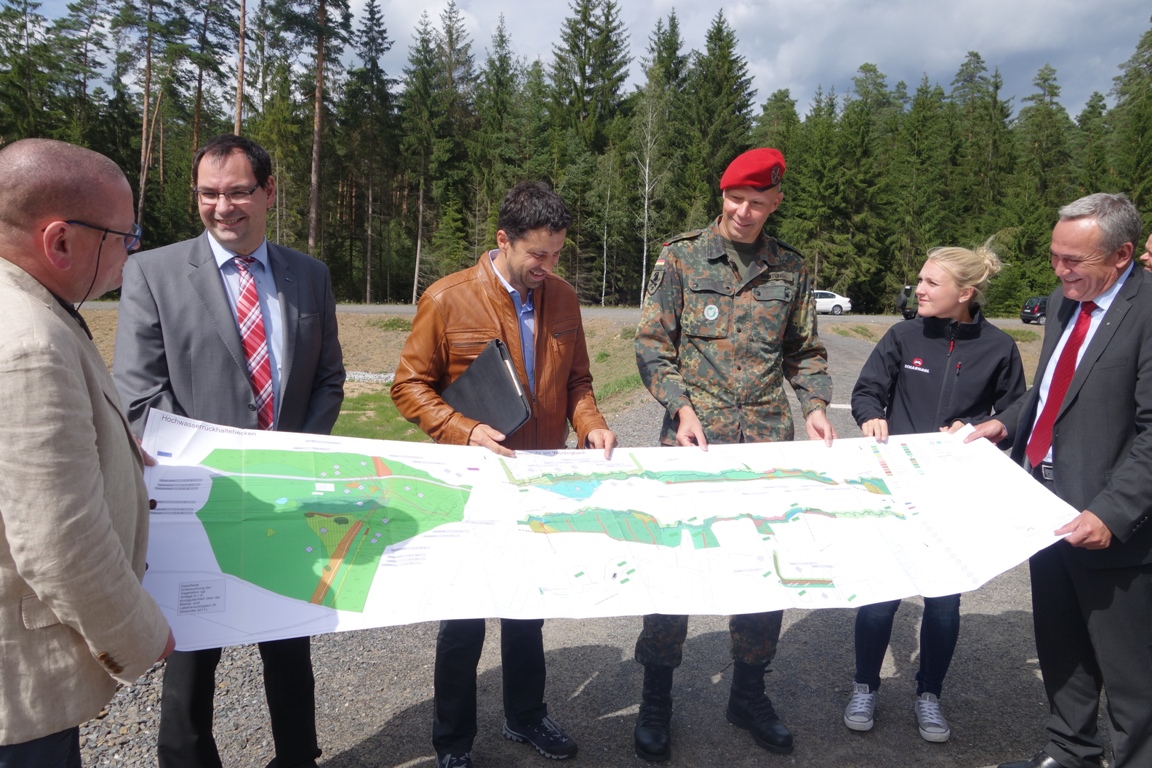 Hochwasserschutz Weidingbach – Erster Bauabschnitt fertiggestellt