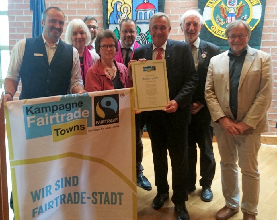 „My fair Ladies and Gentleman“: Weiden ist Fair Trade Stadt