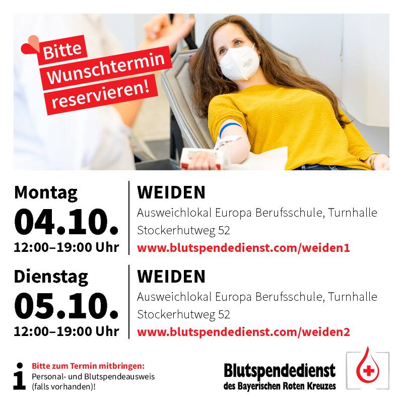 Blutspende rettet Leben: Jetzt Termin reservieren!