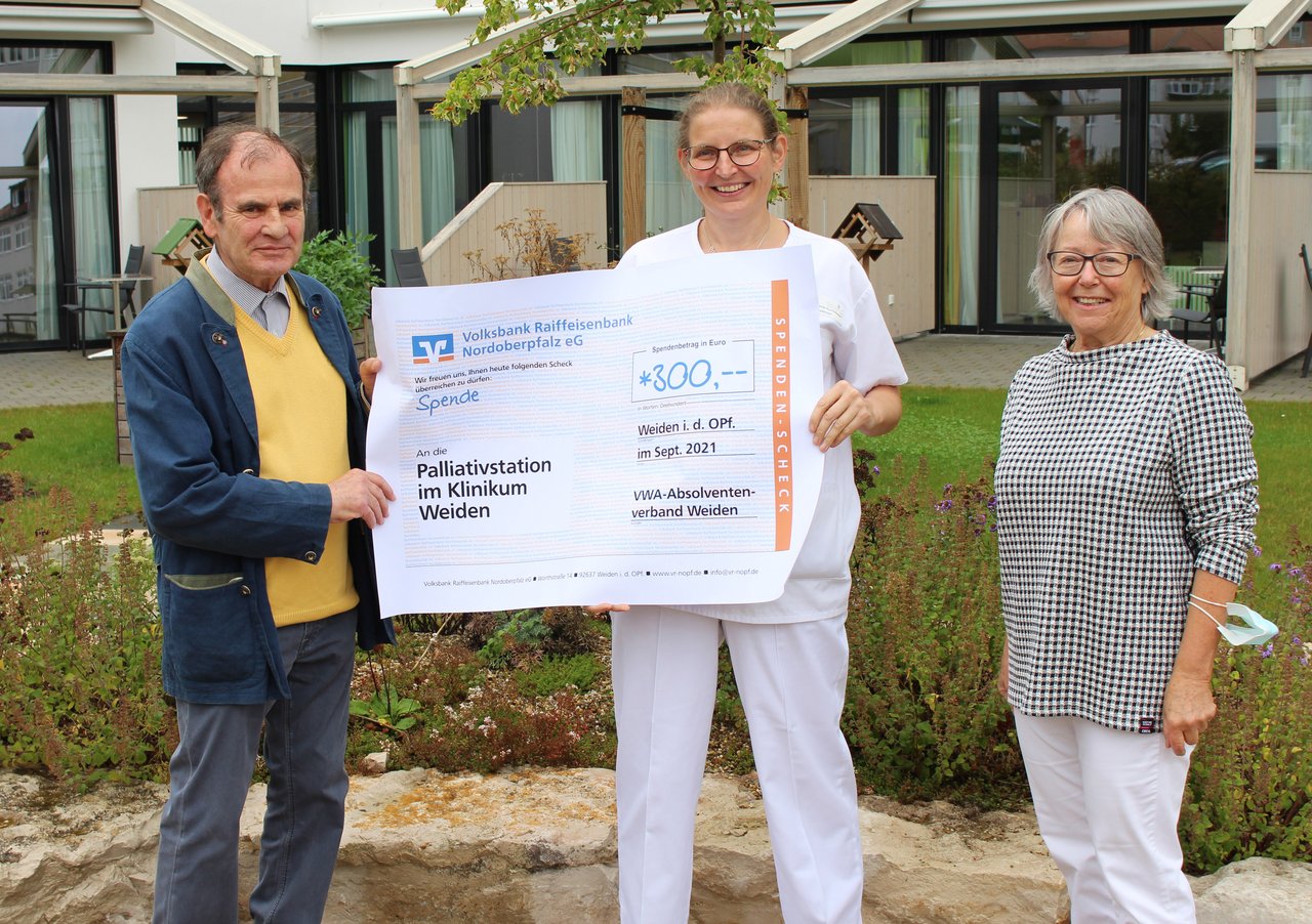 Spende statt Blumen für die Palliativstation