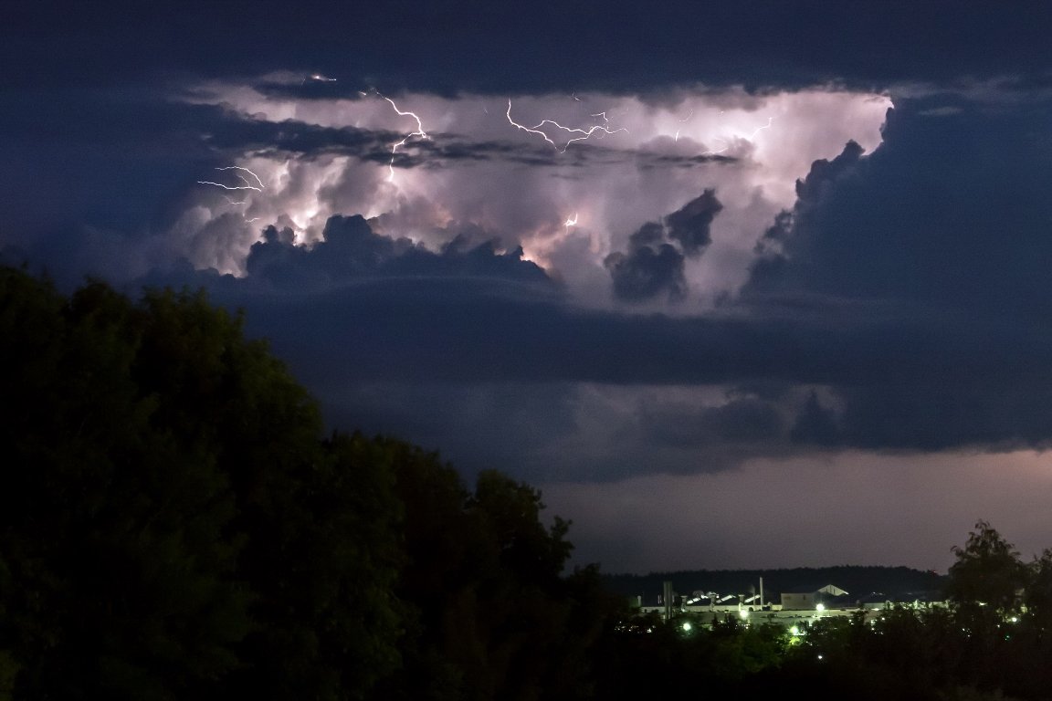 Stilles, schönes Wetterleuchten