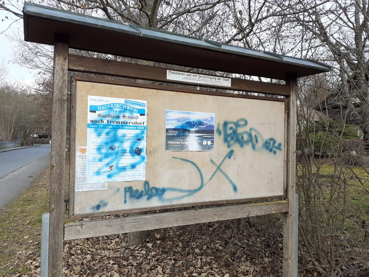 Sprayer verziert Grafenwöhr