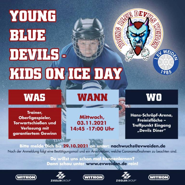 Blue-Devils-Nachwuchs: Kids on Ice Day