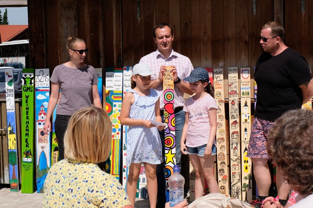 „Zaunlatten Projekt“ im Geschichtspark Bärnau Tachov