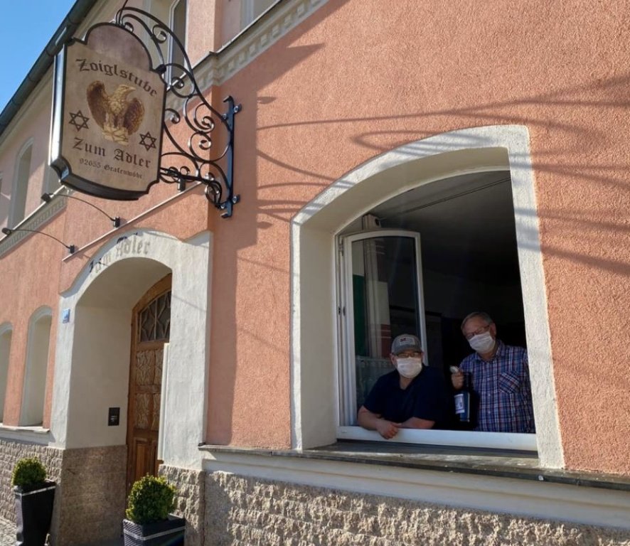 ‚Zoigl to go‘ im Straßenverkauf