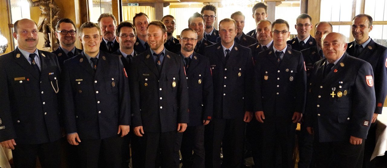 Feuerwehr Wurz vor Umbruch