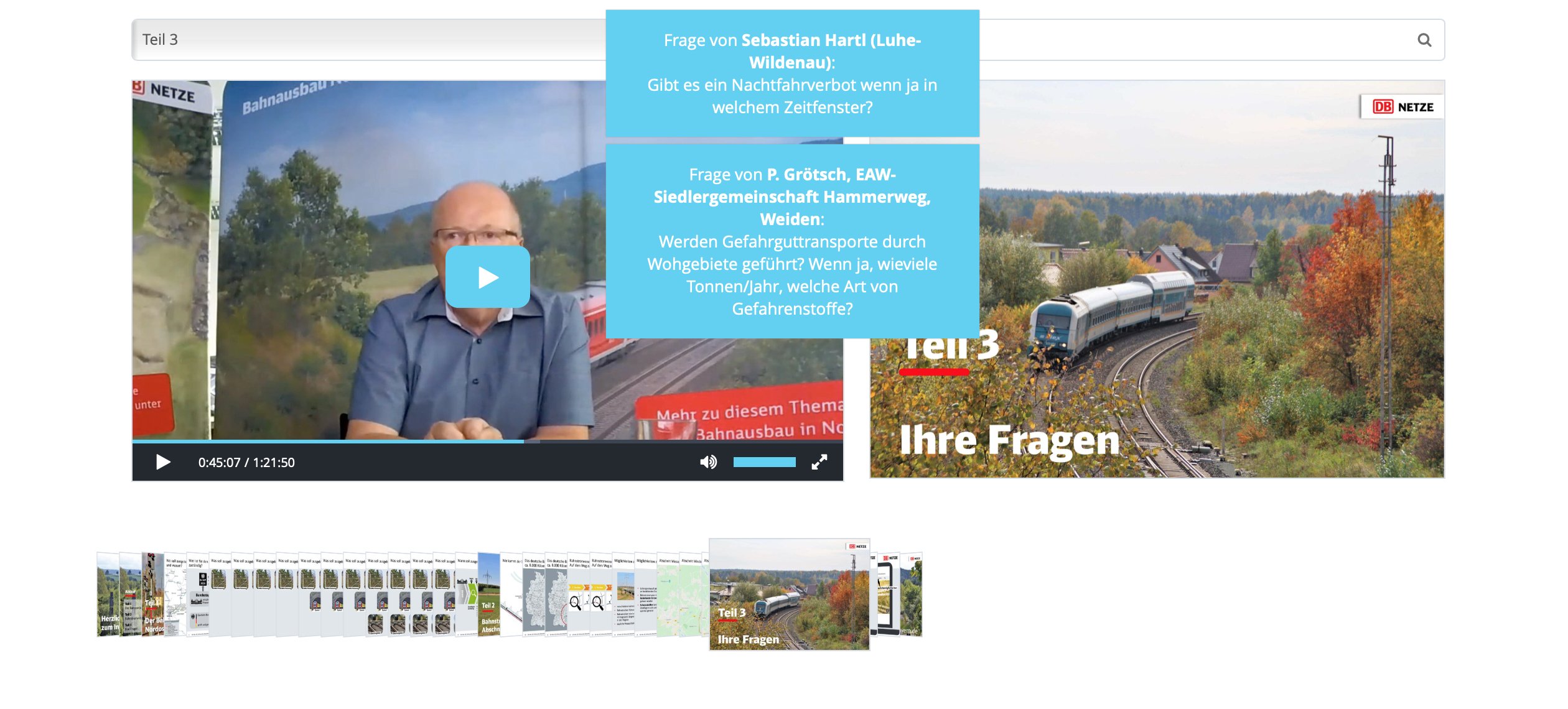 Live-Stream zur Bahn-Elektrifizierung: Bis zu 60 Güterzüge am Tag