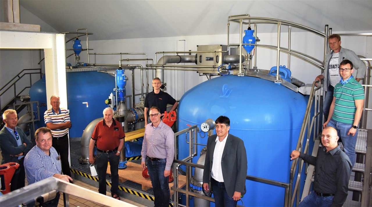 Fließend Wasser: Dank für harte Arbeit