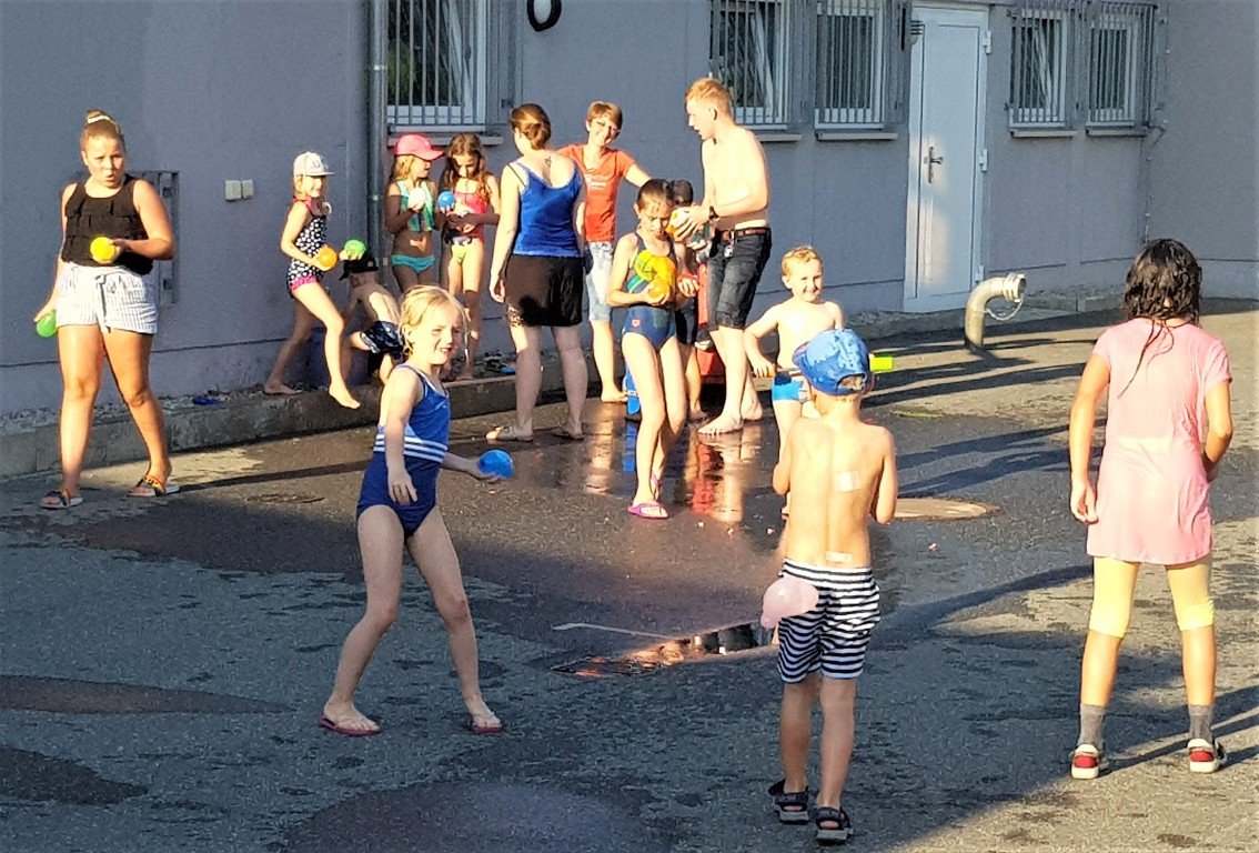 Spielmannszug organisiert Wasserparty