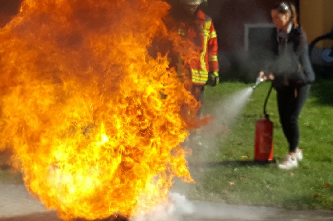 Wenn das Fett Feuer fängt
