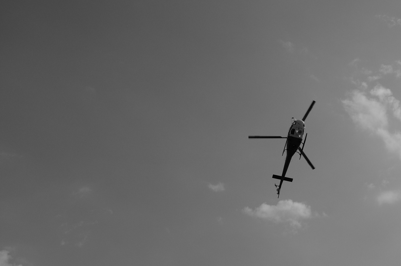 Hubschrauberpilot mit Laserpointer geblendet