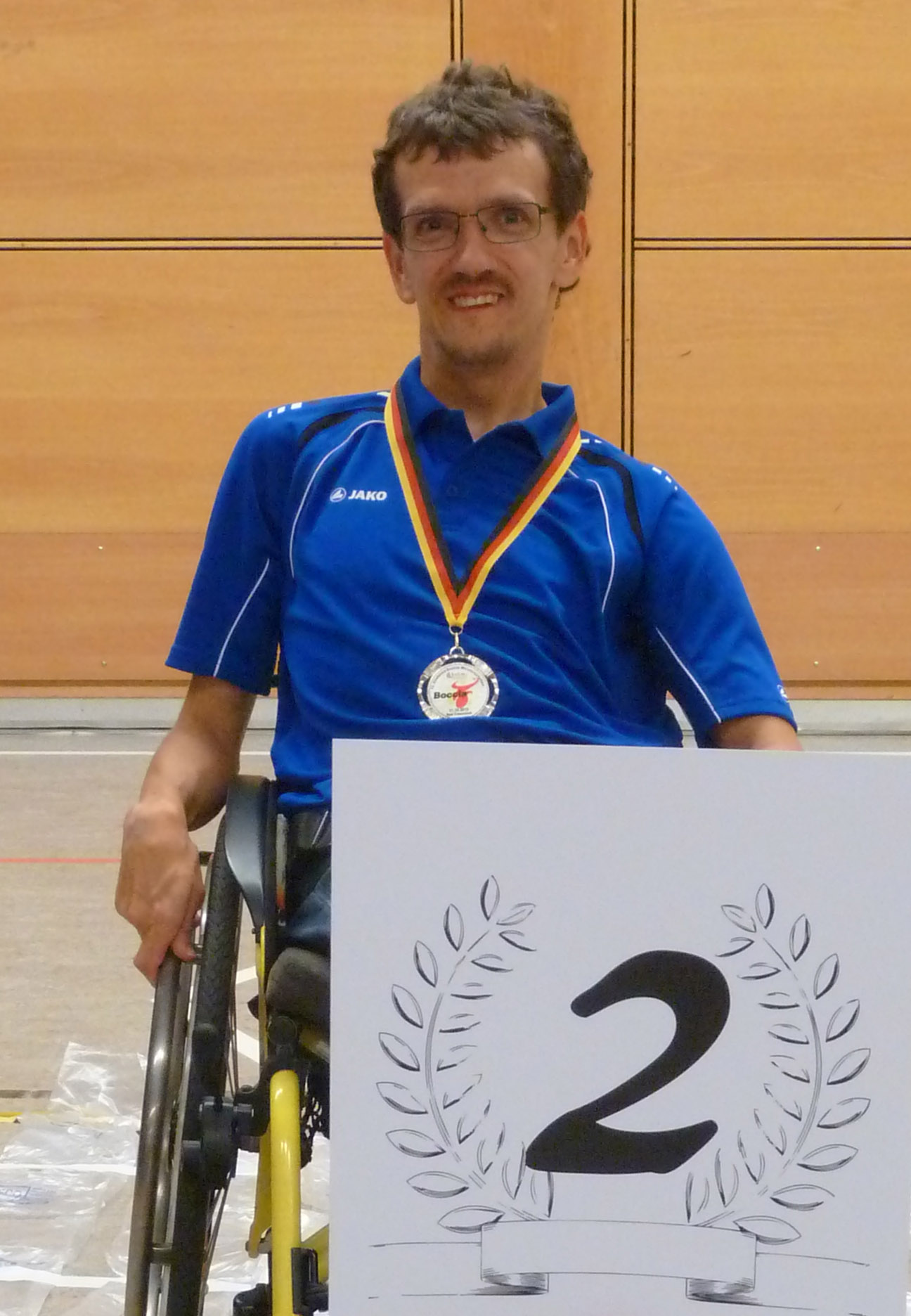 Deutscher Vize-Meistertitel im Boccia für Christoph Voit