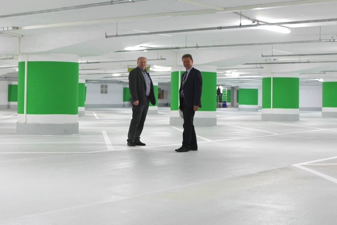 Tiefgarage am Klinikum Weiden wieder geöffnet