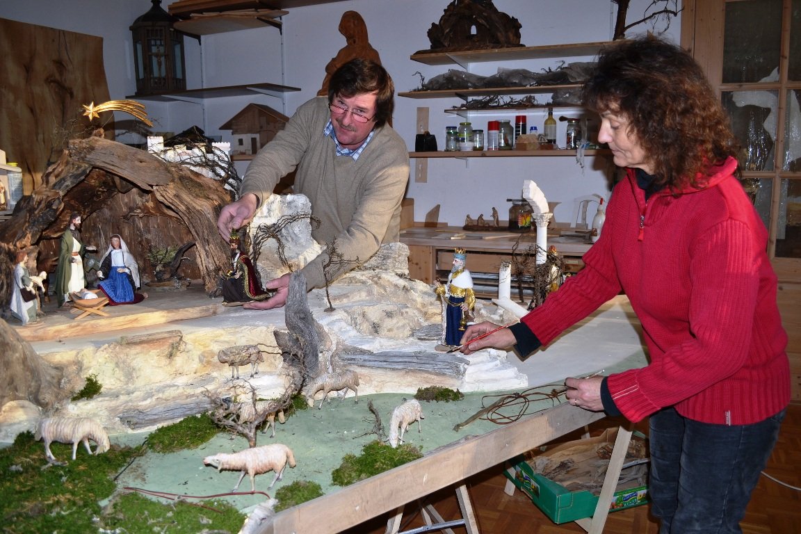 Von Regensburg bis Marktredwitz: Ein Besuch bei Krippenschnitzer Gerhard Schinner