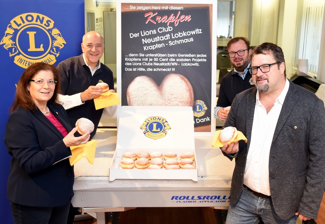 Naschen und helfen: Lions Club startet Krapfenschmaus