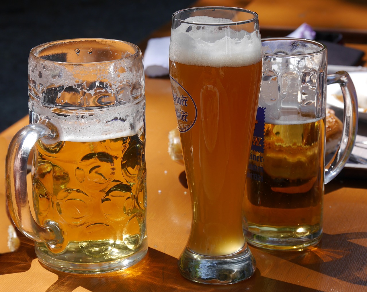 Bierflaschendieb geflüchtet