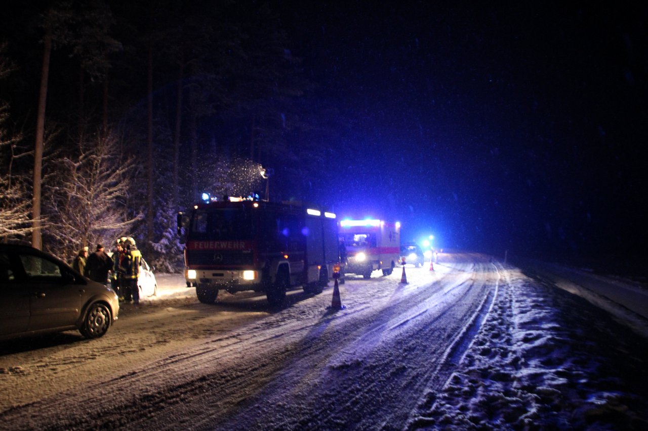 Von der Straße abgekommen