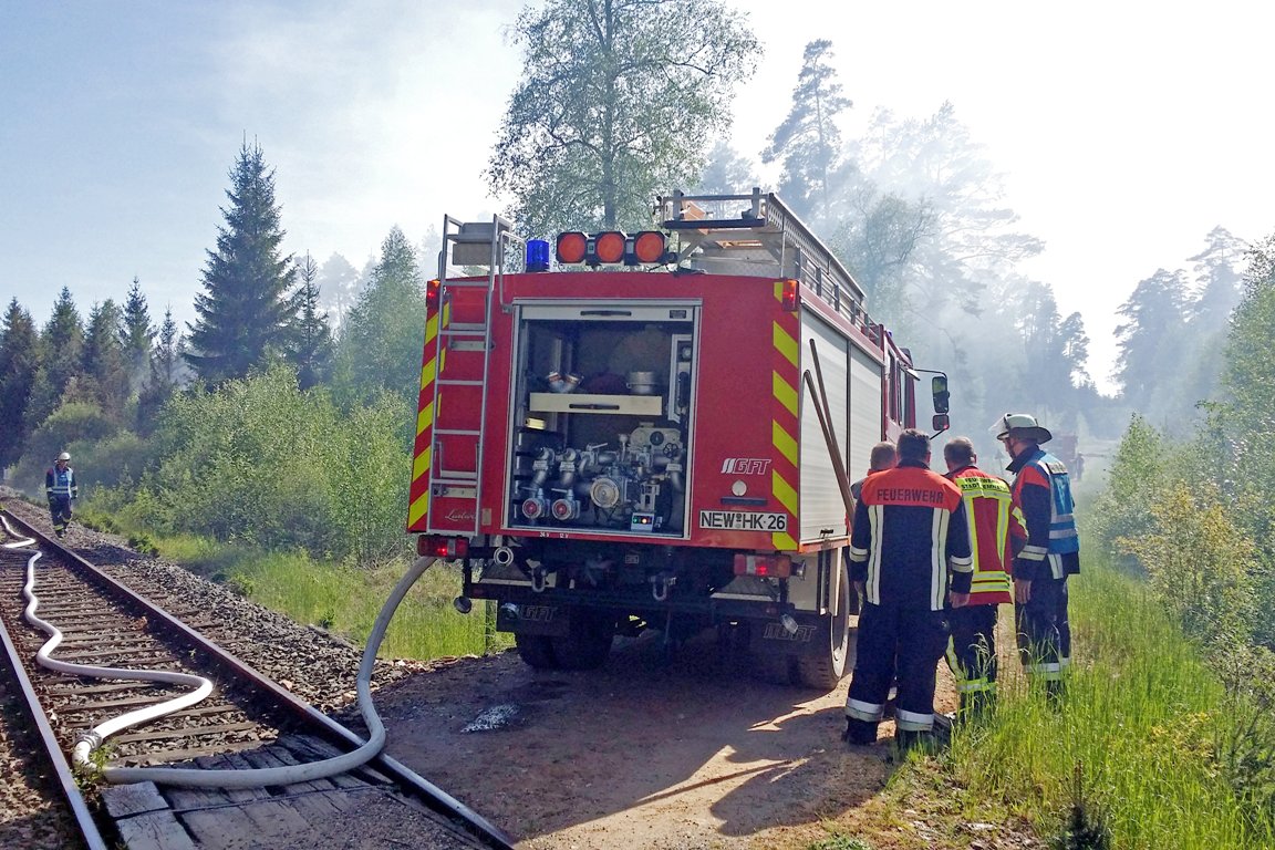 [Update] Feuer im Wald: 30.000 Quadratmeter abgebrannt