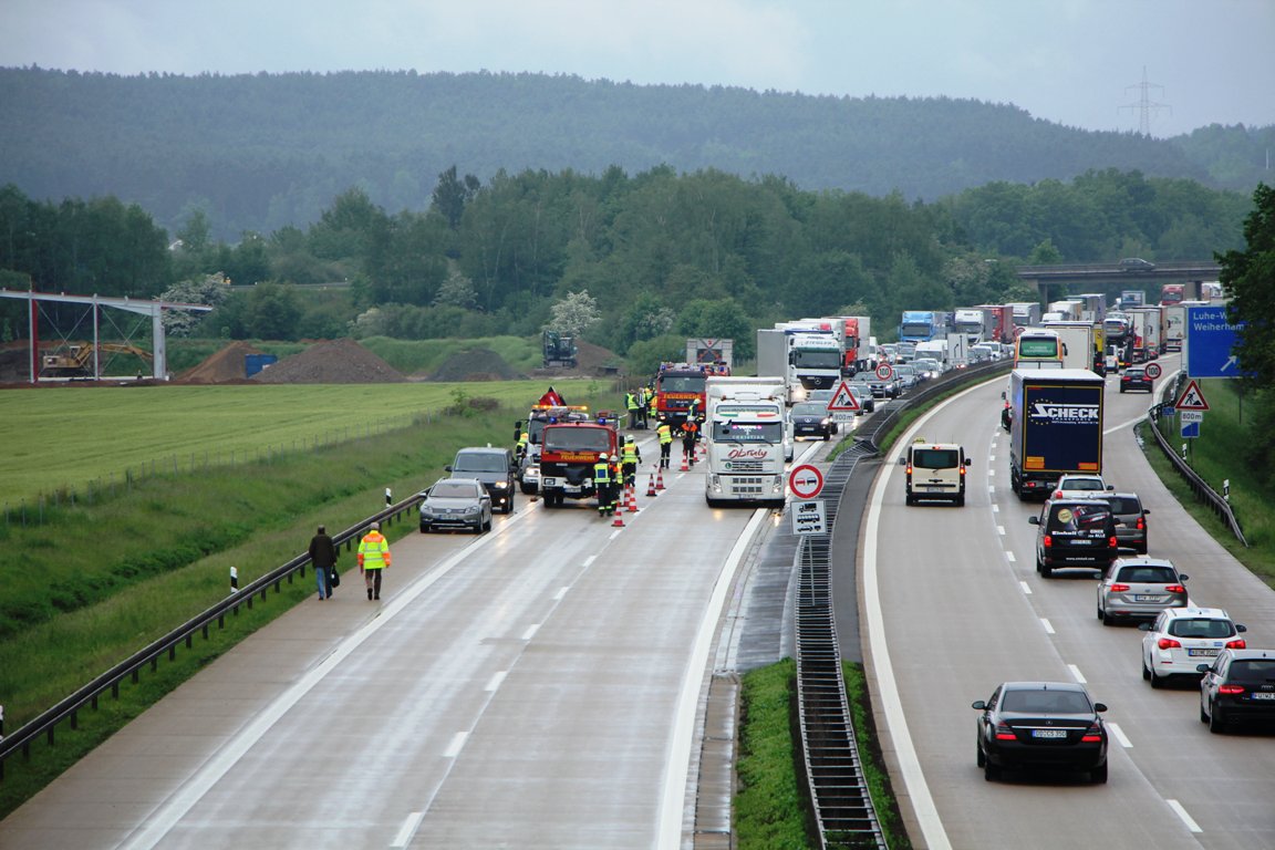 Achtung Autofahrer: A93 komplett gesperrt