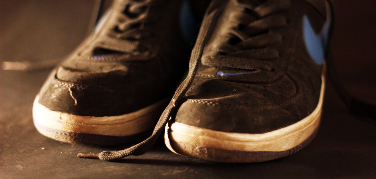 Im Vorbeigehen Schuhe geklaut