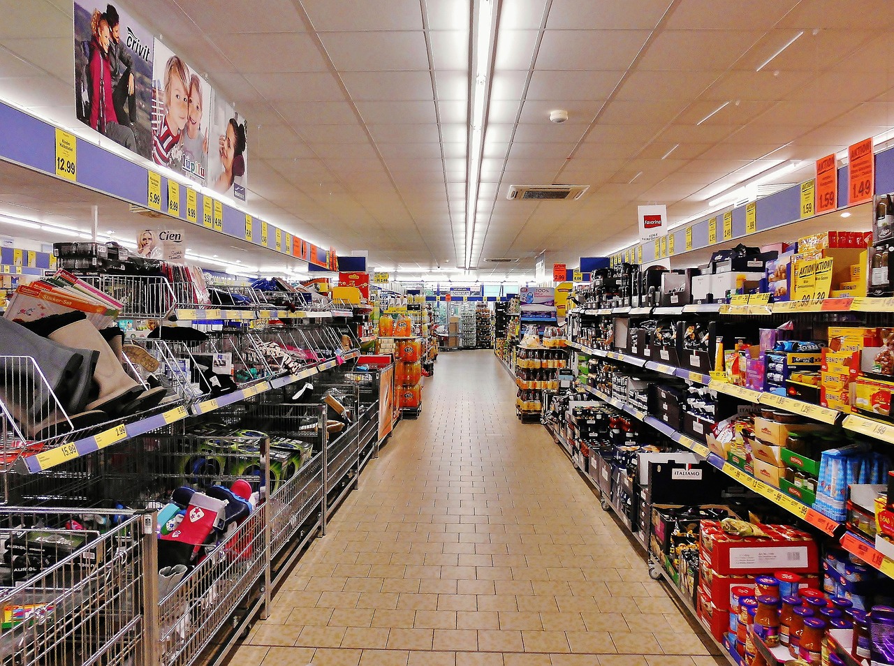 Einkäufstüten gestohlen