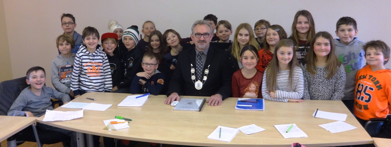 Unterricht im Rathaus