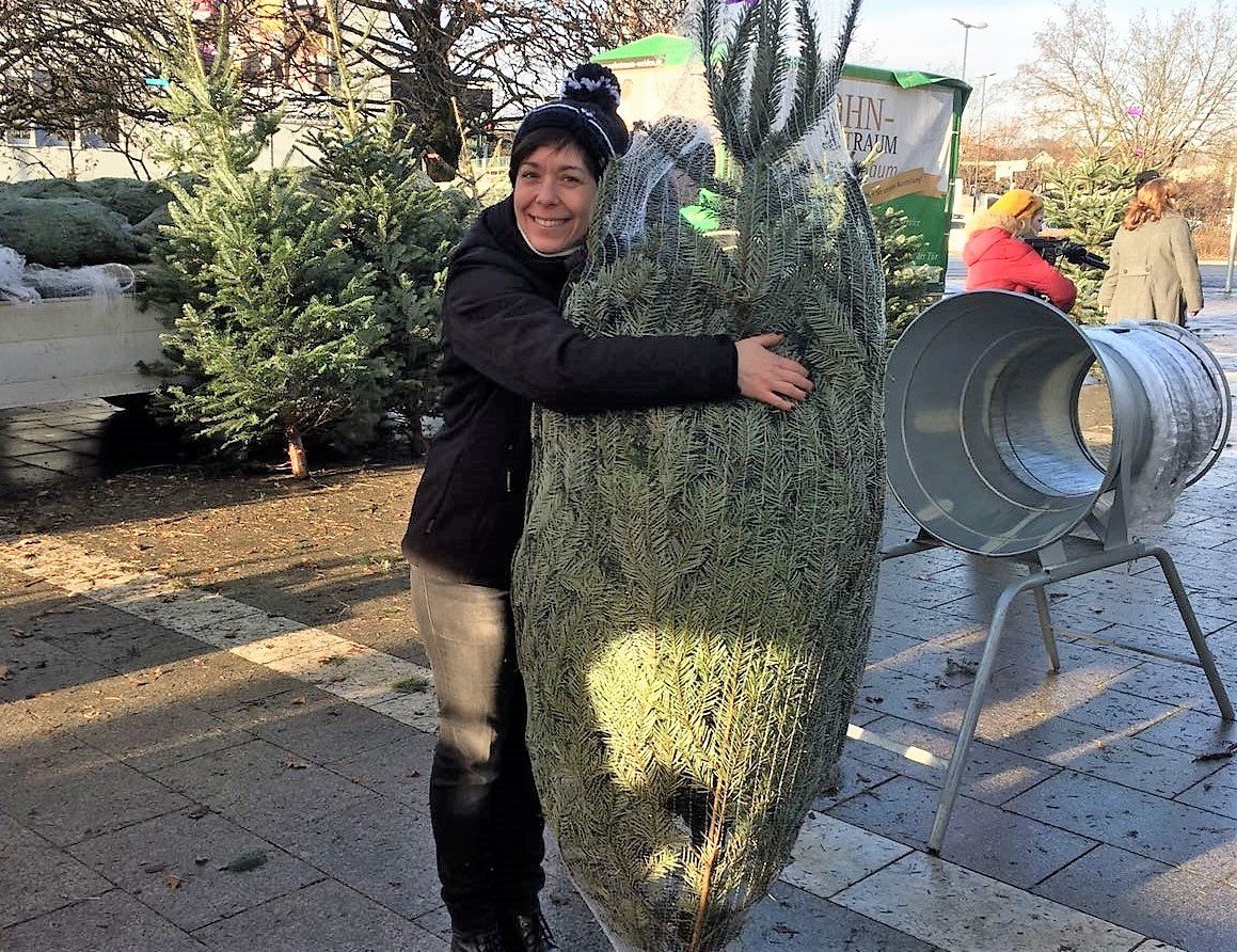 Weihnachtsbaumverkauf für guten Zweck