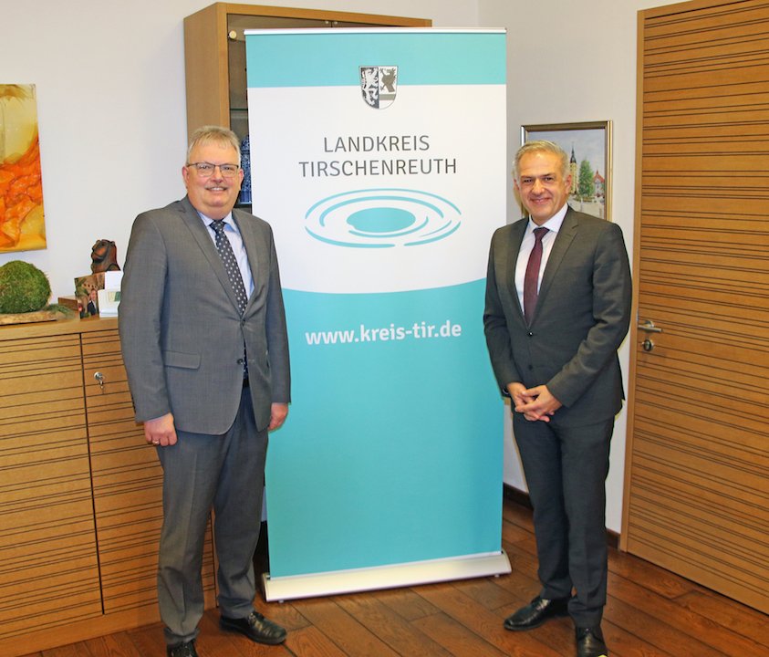 Neuer Landgerichtspräsident besucht Landrat