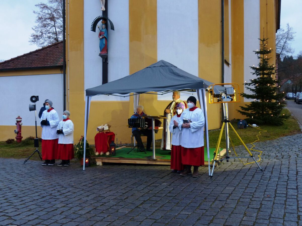 Freiluft-Gottesdienst kommt gut an