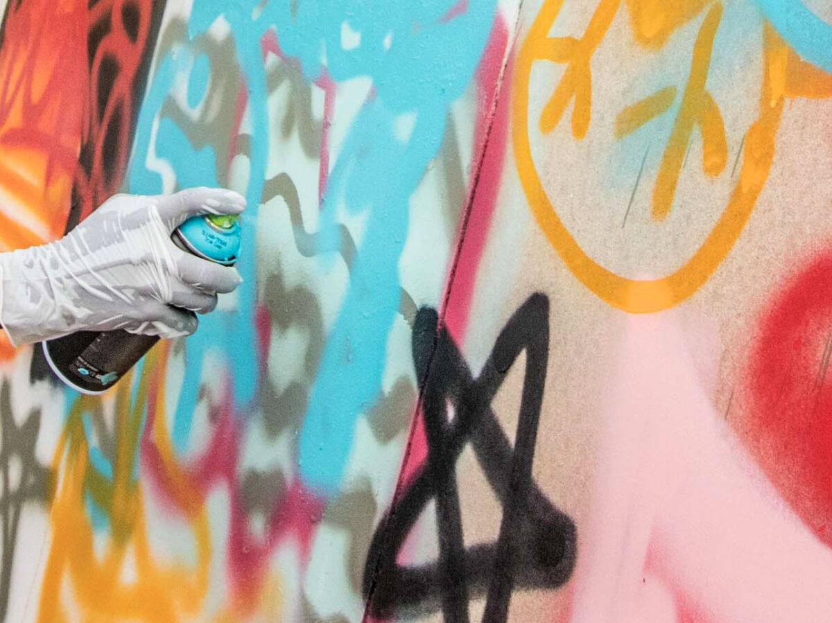 Sachbeschädigung durch Graffiti-Schmierereien