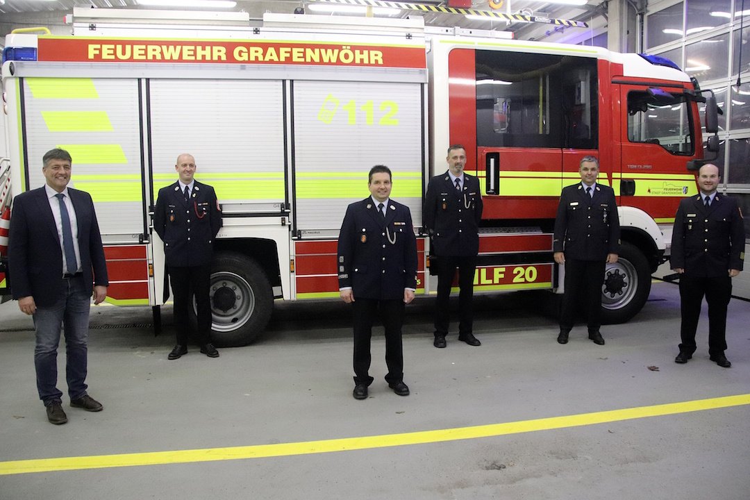 Grafenwöhrer Feuerwehrspitze wiedergewählt