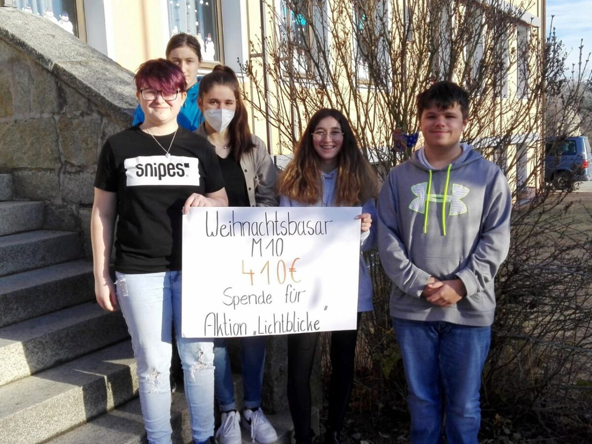Schüler spenden an „Lichtblicke“