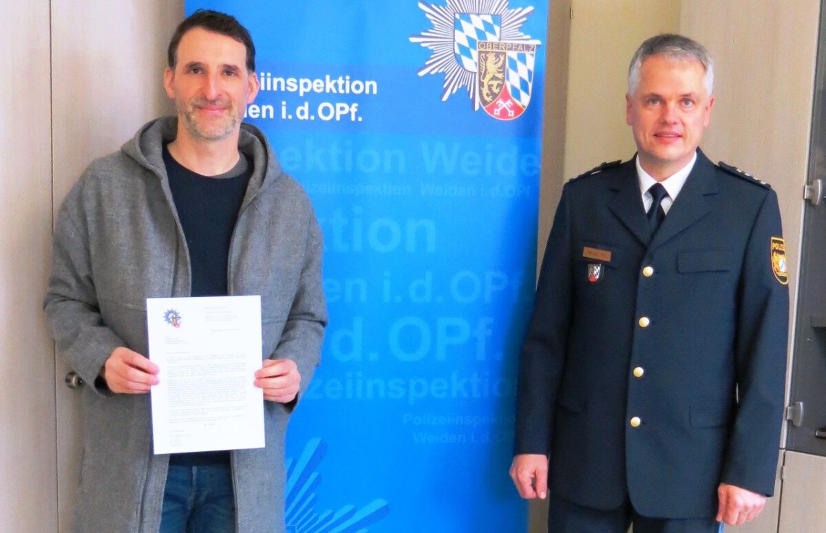 Weidener erwischt Diebe auf frischer Tat